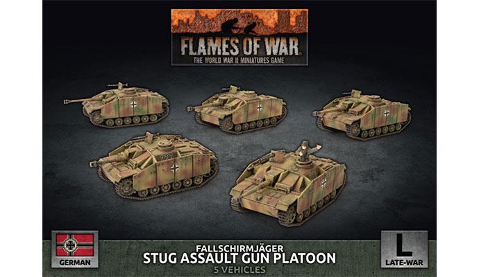 GBX143 Fallschirmjäger StuG Assault Gun Platoon (Plastic)