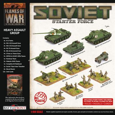 Flames of War: SUAB13 Soviet 'Heavy Assault Group' Army Deal