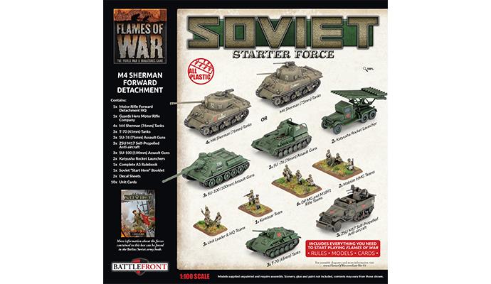 Flames of War: SUAB16 Soviet M4 Sherman Forward Detachment (Plastic)