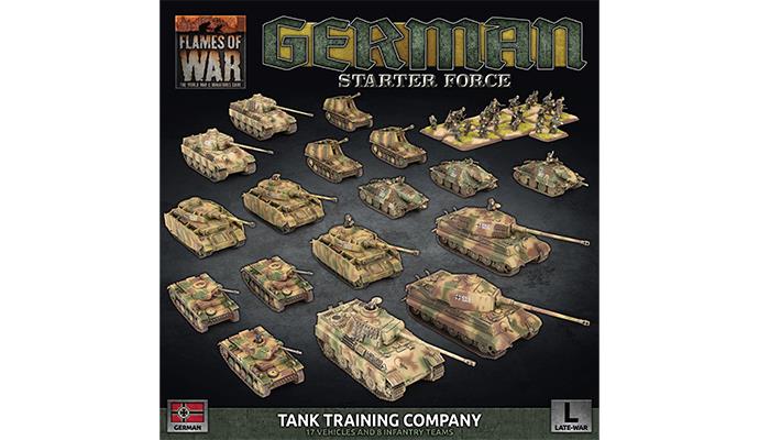 Flames of War: GEAB25 German Tank Training Company (Plastic)