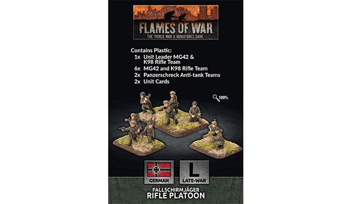 Flames of War: GE768 Fallschirmjager Platoon (Plastic)