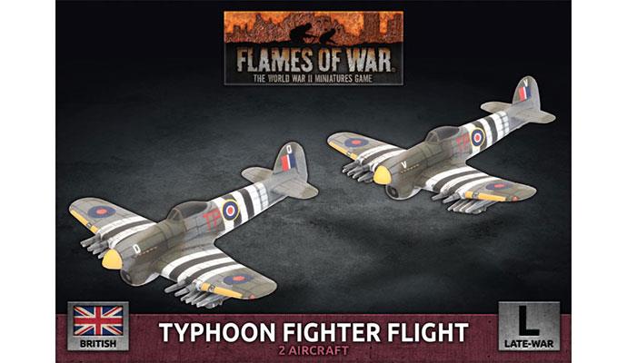 Flames of War: BBX66 Typhoon Fighter Bomber Flight (Plastic)