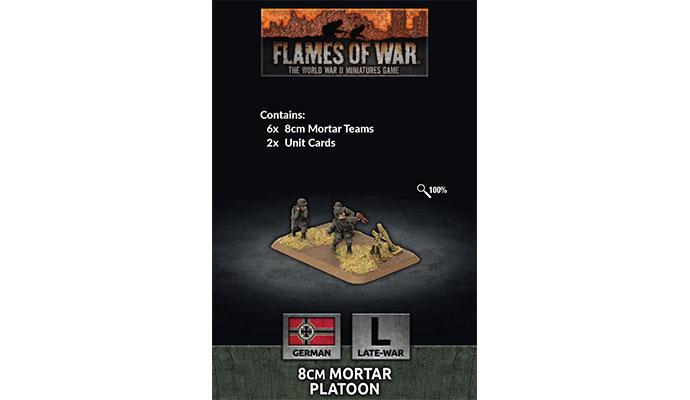 GE785 8cm Mortar Platoon (Plastic)