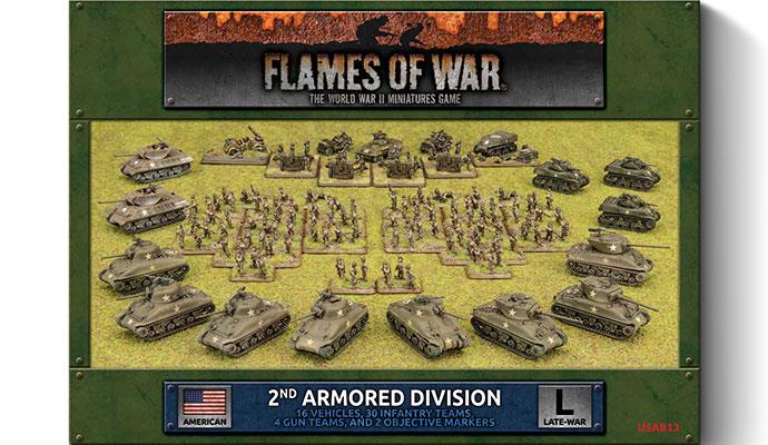 Flames of War: USAB13 2nd Armored Division Army Deal