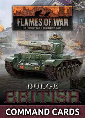 Flames of War: FW272C Bulge: British Command Cards (58x Cards)