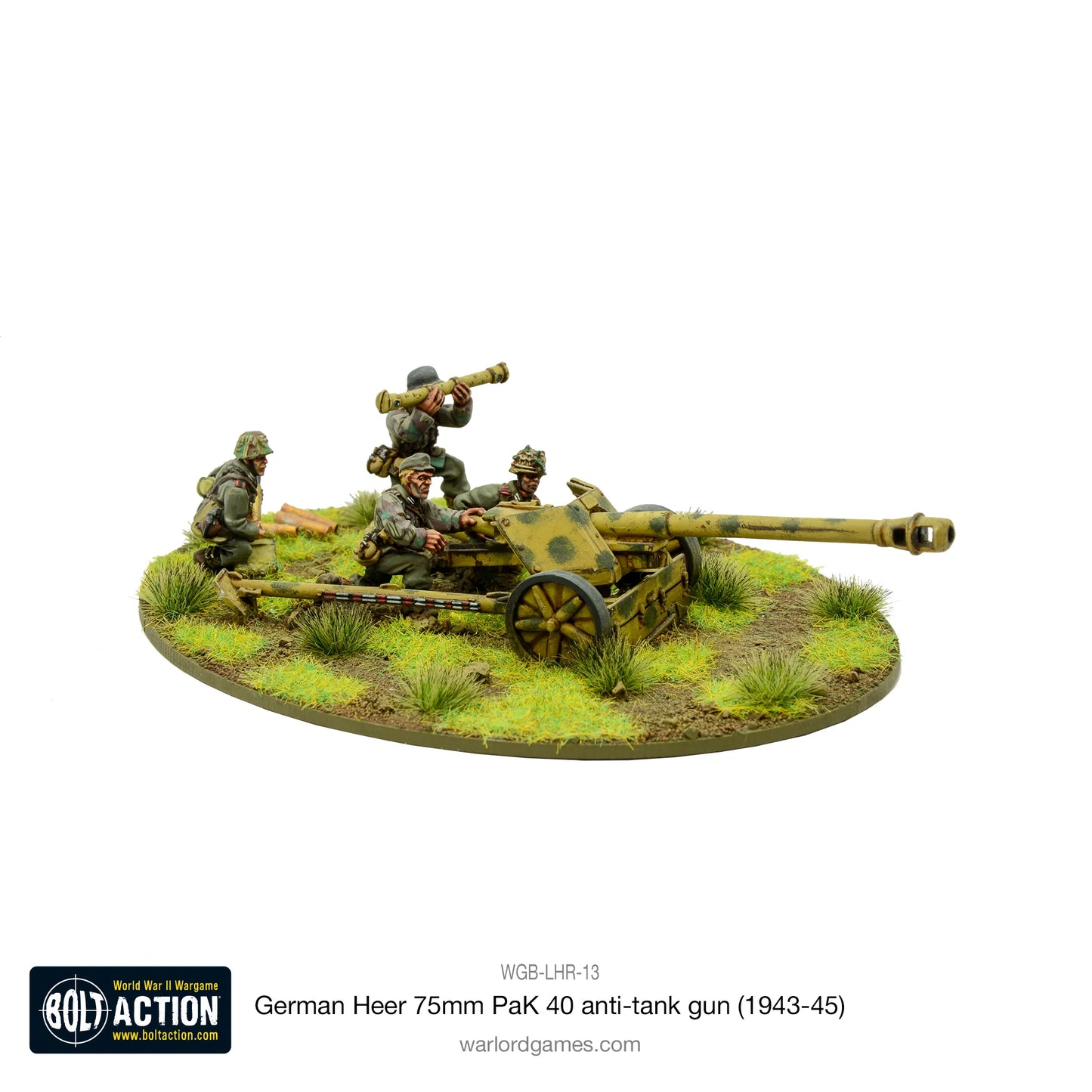 Bolt Action: German Heer 75mm PaK 40 anti-tank gun 1943-45