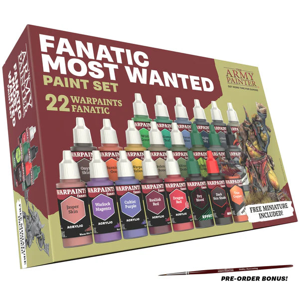 The Army Painter: Warpaints Fanatic Most Wanted Set