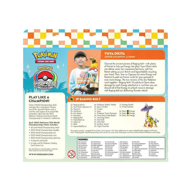 Pokemon TCG: World Championship Decks 2025 - Yuya Okita