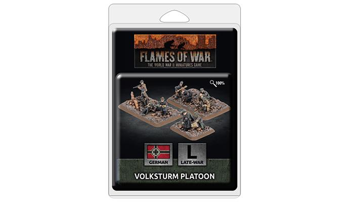 Flames of War: GE828 Volksturm Platoon (x38 Figs)