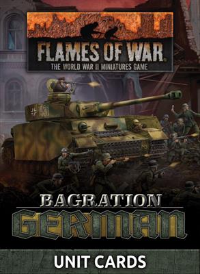 FW267U Bagration: German Unit Cards