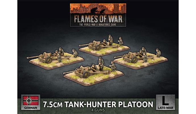 Flames of War: GBX148 7.5cm Tank Hunter Platoon (Plastic)