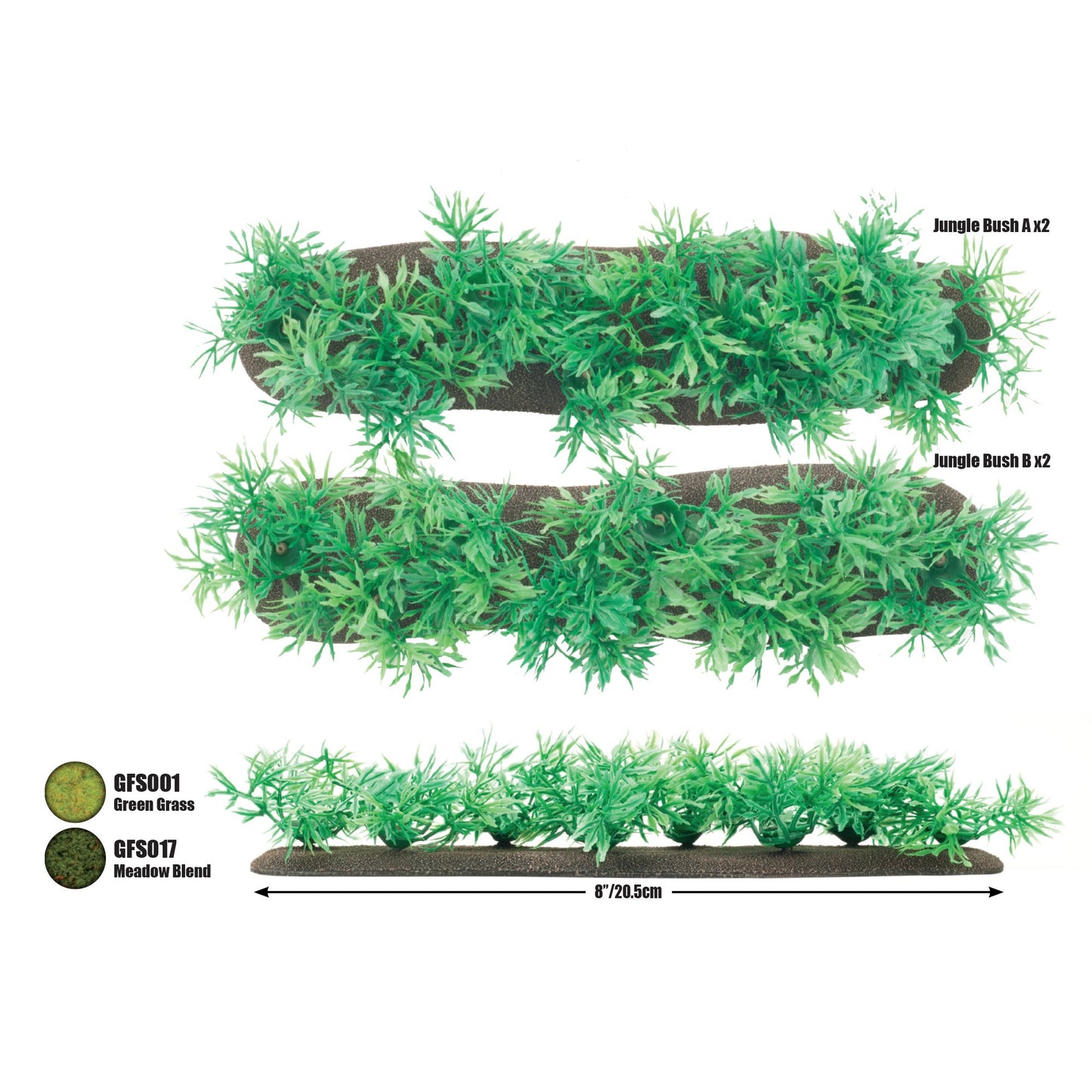 Battlefield in a Box: BB187 Jungle Bushes