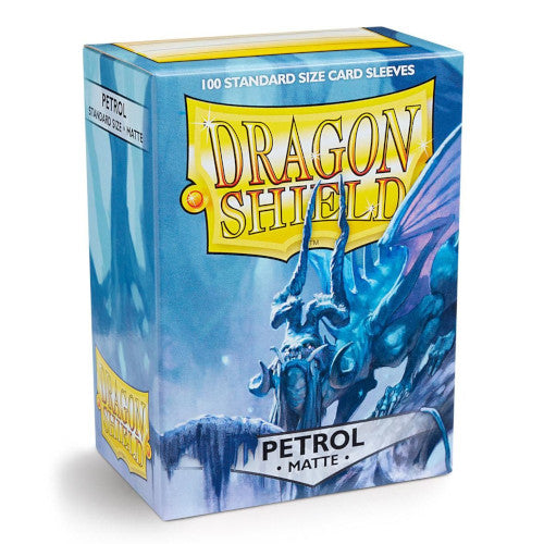 Dragon Shield: Matte Standard Size Sleeves 100pk Petrol