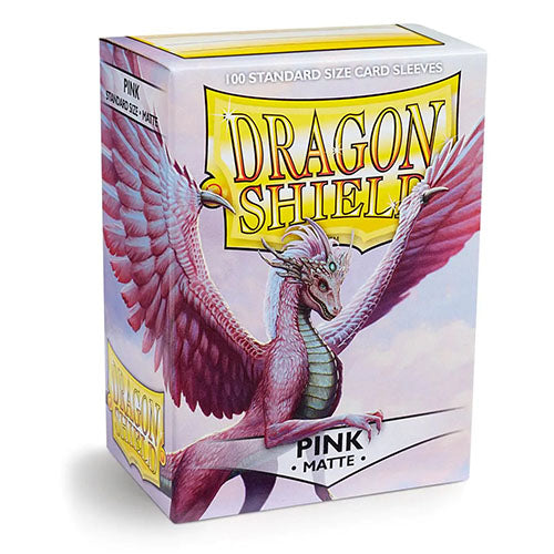 Dragon Shield: Matte Standard Size Sleeves 100pk Pink