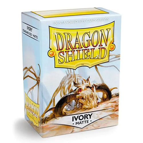 Dragon Shield: Matte Standard Size Sleeves 100pk Ivory Overlord Games LTD Dragon Shield: Matte Standard Size Sleeves 100pk Ivory Overlord Games LTD