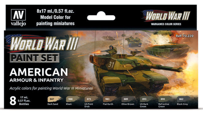 WWIII American Armour & Infantry
