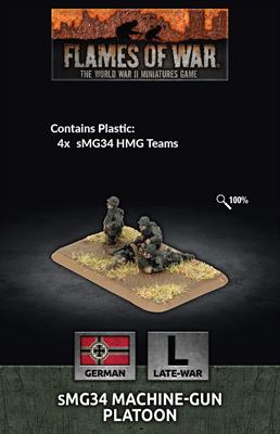 GE784 sMG34 Machine-gun Platoon (Plastic)