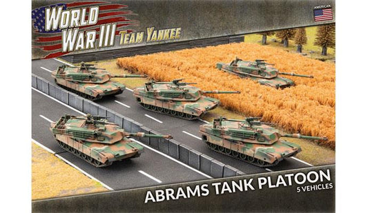 TUBX18 Abrams Tank Platoon (Plastic)