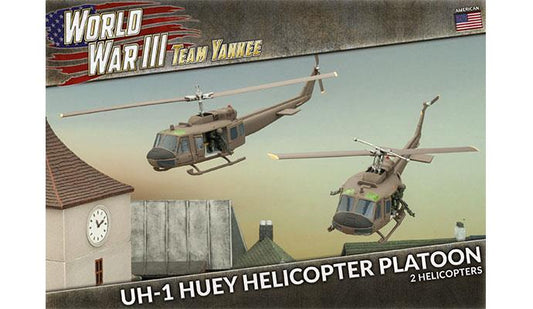 TUBX07 UH-1 Huey Transport Helicopter Platoon (WWIII x2 Aircraft Plastic)