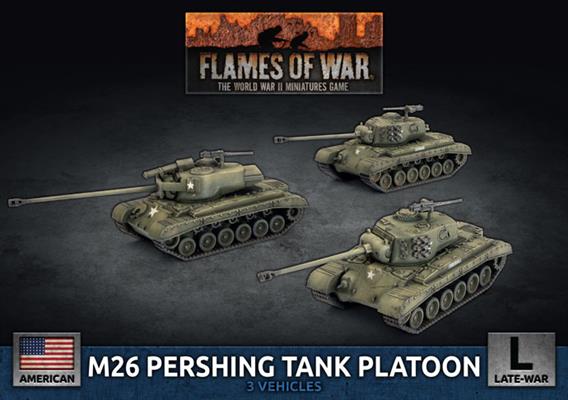 UBX90 M26 Pershing Tank Platoon (Plastic)