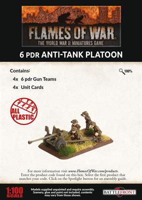 BBX54 6 pdr Anti-tank Platoon (Plastic)
