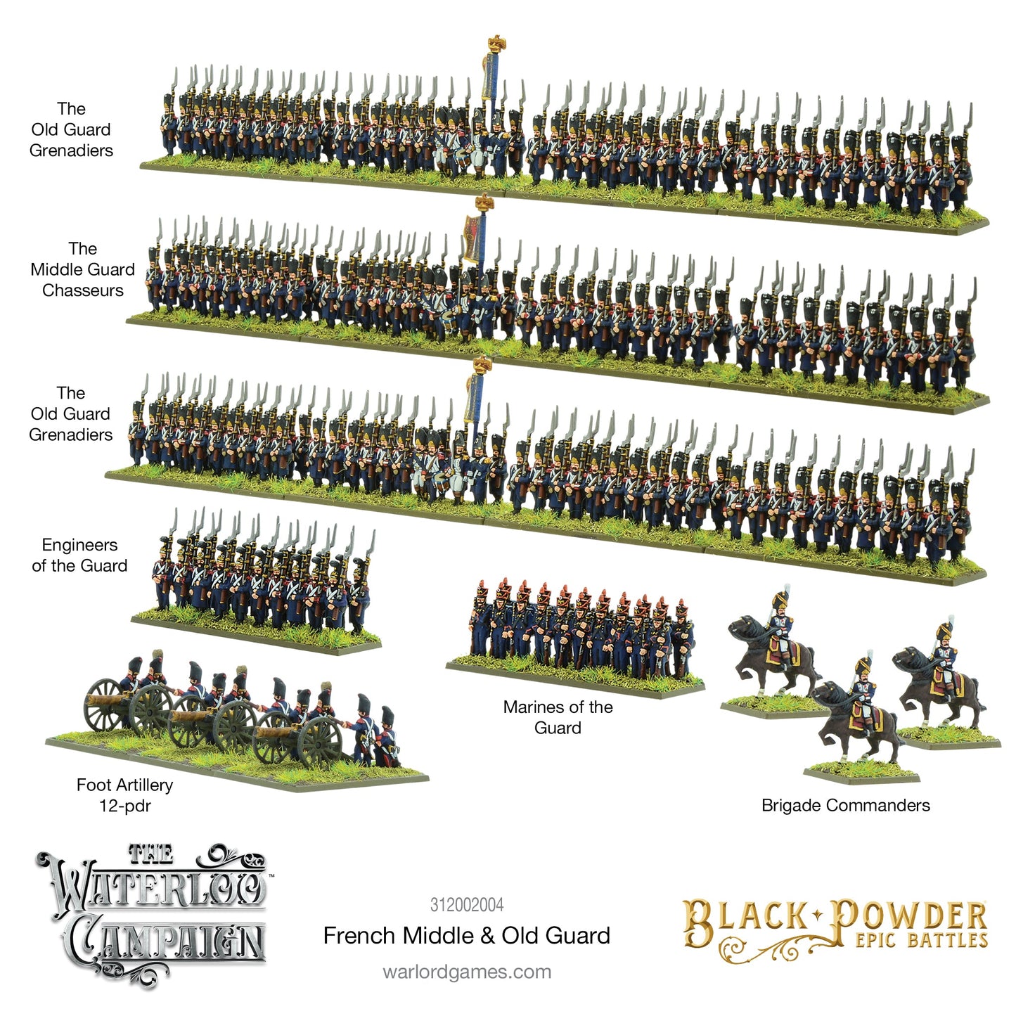 Black Powder Epic Battles: Waterloo - French Middle & Old Guard