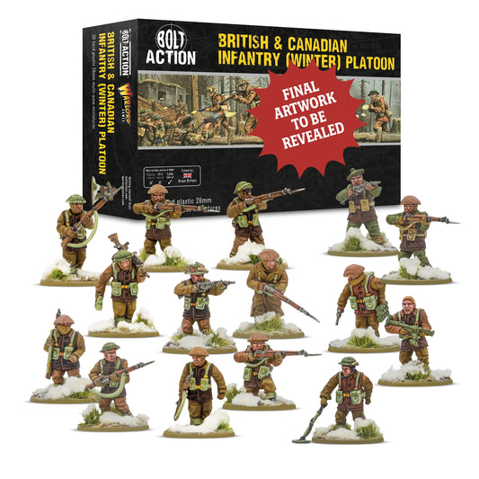 Bolt Action:  British & Canadian Infantry (Winter) Platoon
