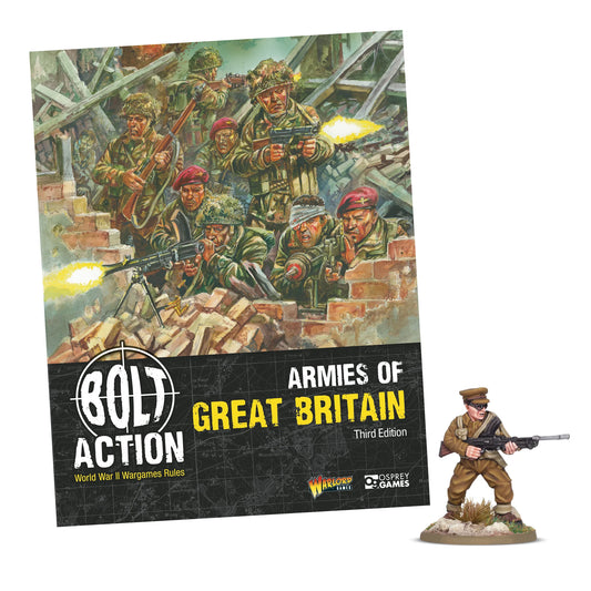 Bolt Action: Armies of Great Britain with Capt. John Henry Cound Brunt VC MC special miniature