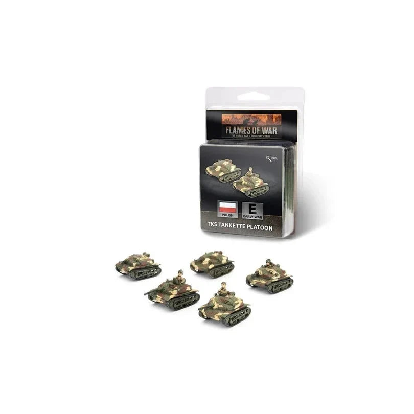 PL010 Flames of War: TKS Tankette Platoon