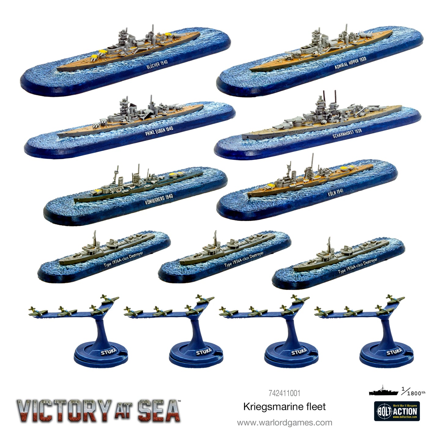 Victory at Sea Kriegsmarine fleet