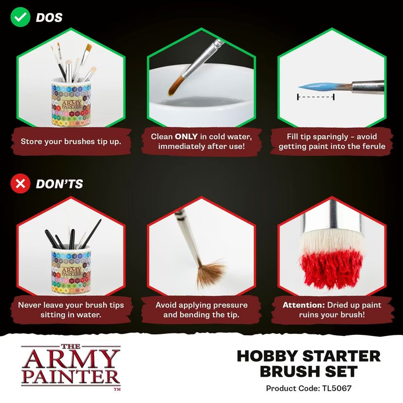 The Army Painter: Hobby Starter Brush Set