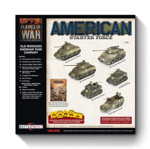 Flames of War: American Army Deal - Old Ironsides Sherman Tank Company