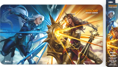 Riftbound: League of Legends TCG - Vendetta Diana vs Leona Playmat