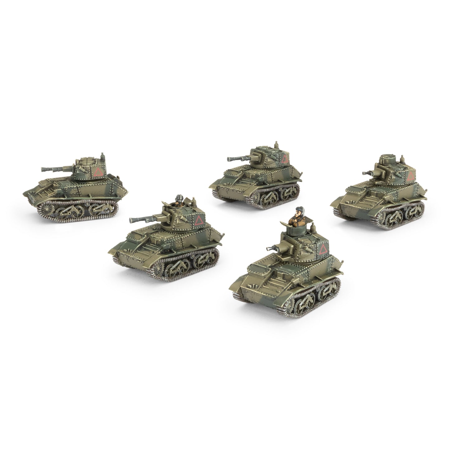 Flames of War: BBX82 Vickers Light Mk VI Troop (x5, Plastic)