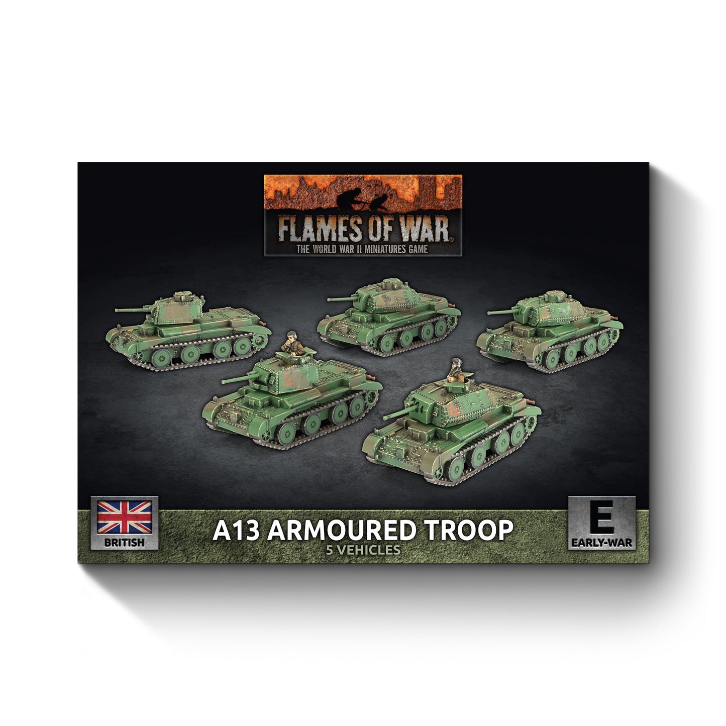 Flames of War: BBX84 A13 Cruiser Troop (x5 Plastic)