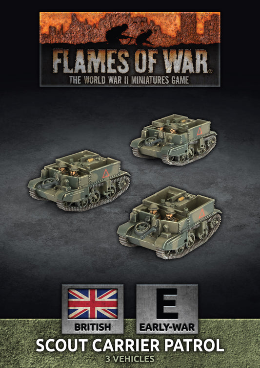 Flames of War: BBX88 Scout Carrier Platoon (x3 plastic)