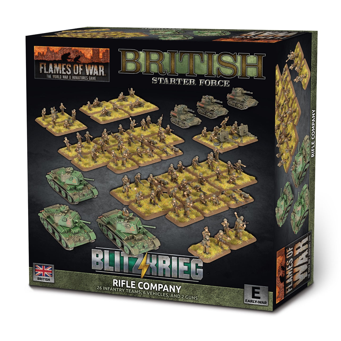 Flames of War: BRAB19 British Rifle Company (Plastic)