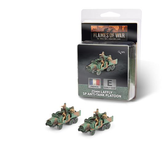 Flames of War: FR161 25mm Laffly SP Anti-tank Platoon (x2)