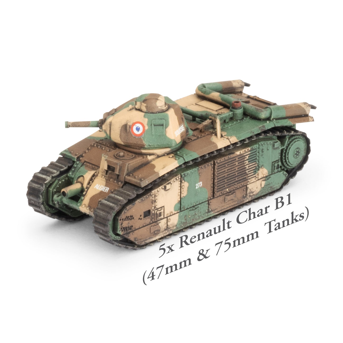 Flames of War: FRAB03 French Char B1 bis Combat Company (plastic)