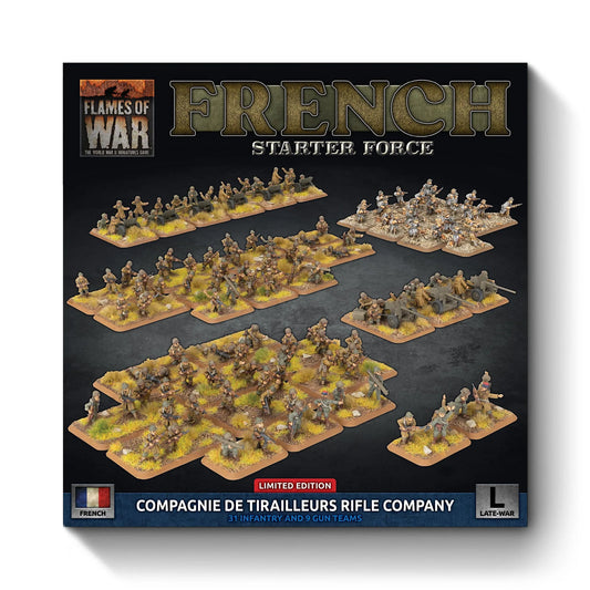 Flames of War: French Army Deal Compagnie De Tirailleurs Rifle Company