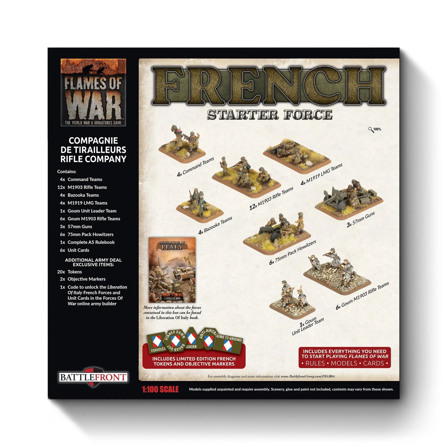 Flames of War: French Army Deal Compagnie De Tirailleurs Rifle Company