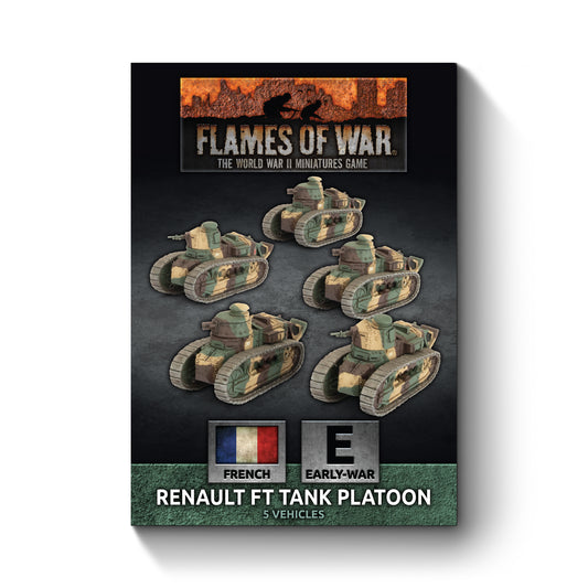 Flames of War: FRX18 Renault FT Tank Platoon (x5)