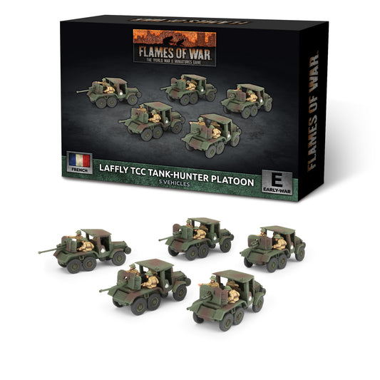 Flames of War: FRX19 Laffly W15 TCC SP Anti-tank Platoon (x5)
