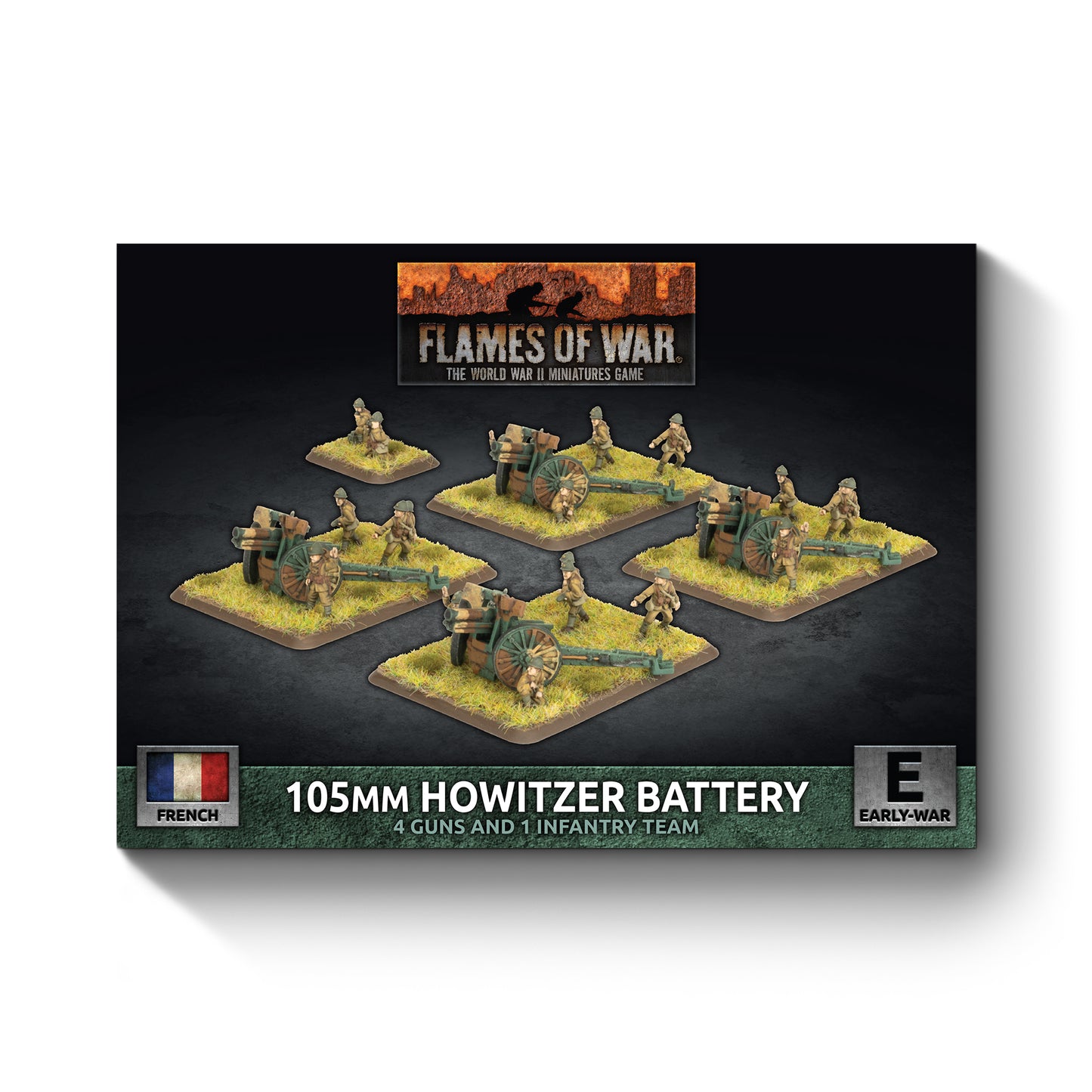 Flames of War: FRX20 105mm Howitzer Battery (x4 guns)