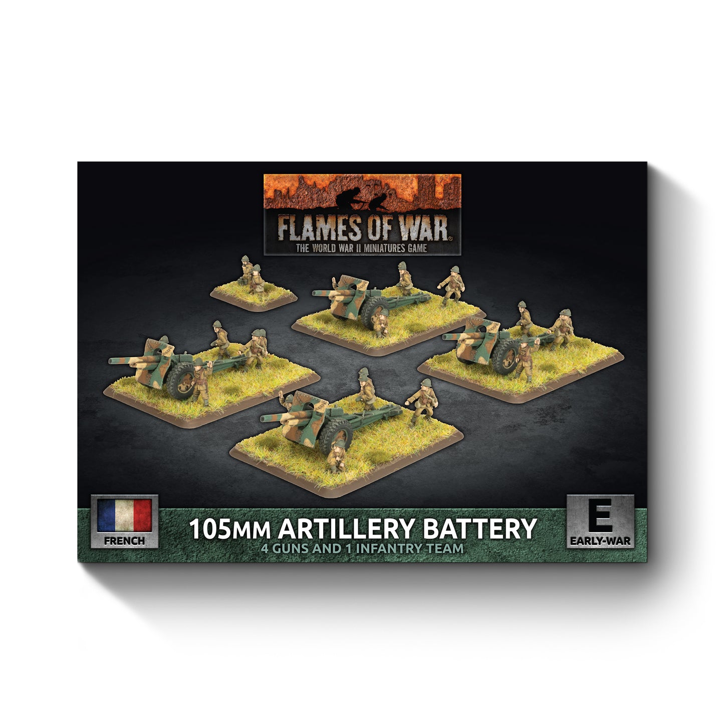 Flames of War: FRX21 105mm Artillery Battery (x4 guns)