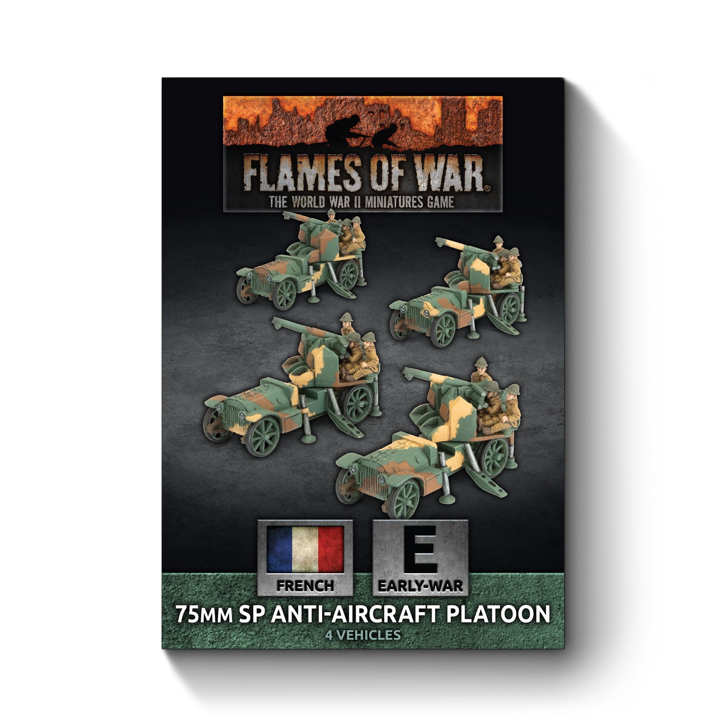 Flames of War: FRX22 75mm SP AA Platoon (x4)
