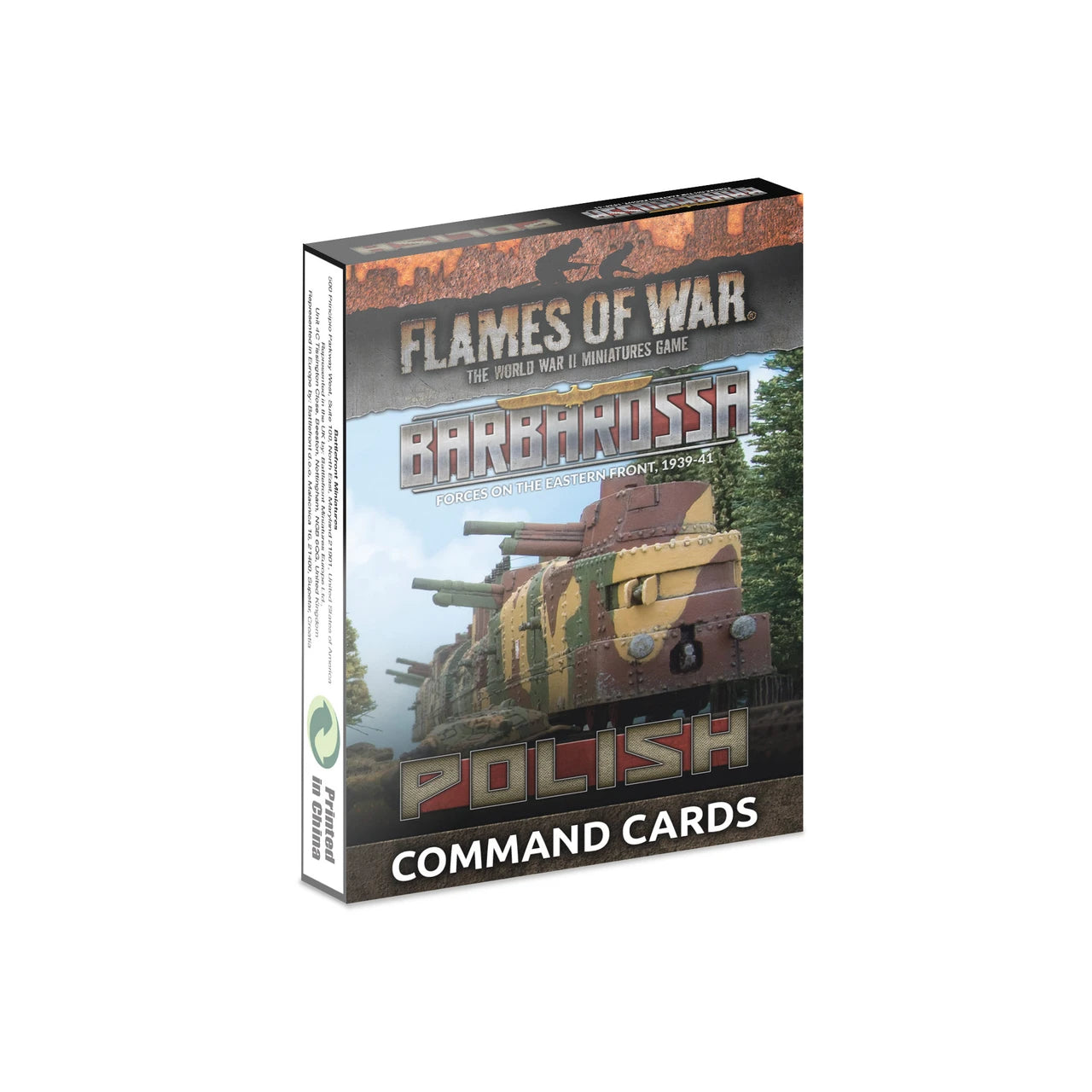 Flames of War: FW282PC Barbarossa Polish Command Cards (x25) - Limited Edition