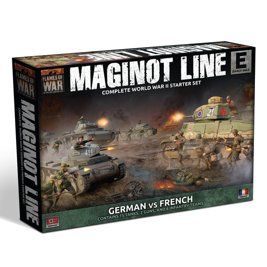 Flames of War: FWBX17 Maginot Line - German vs French Starter Set (Plastic)