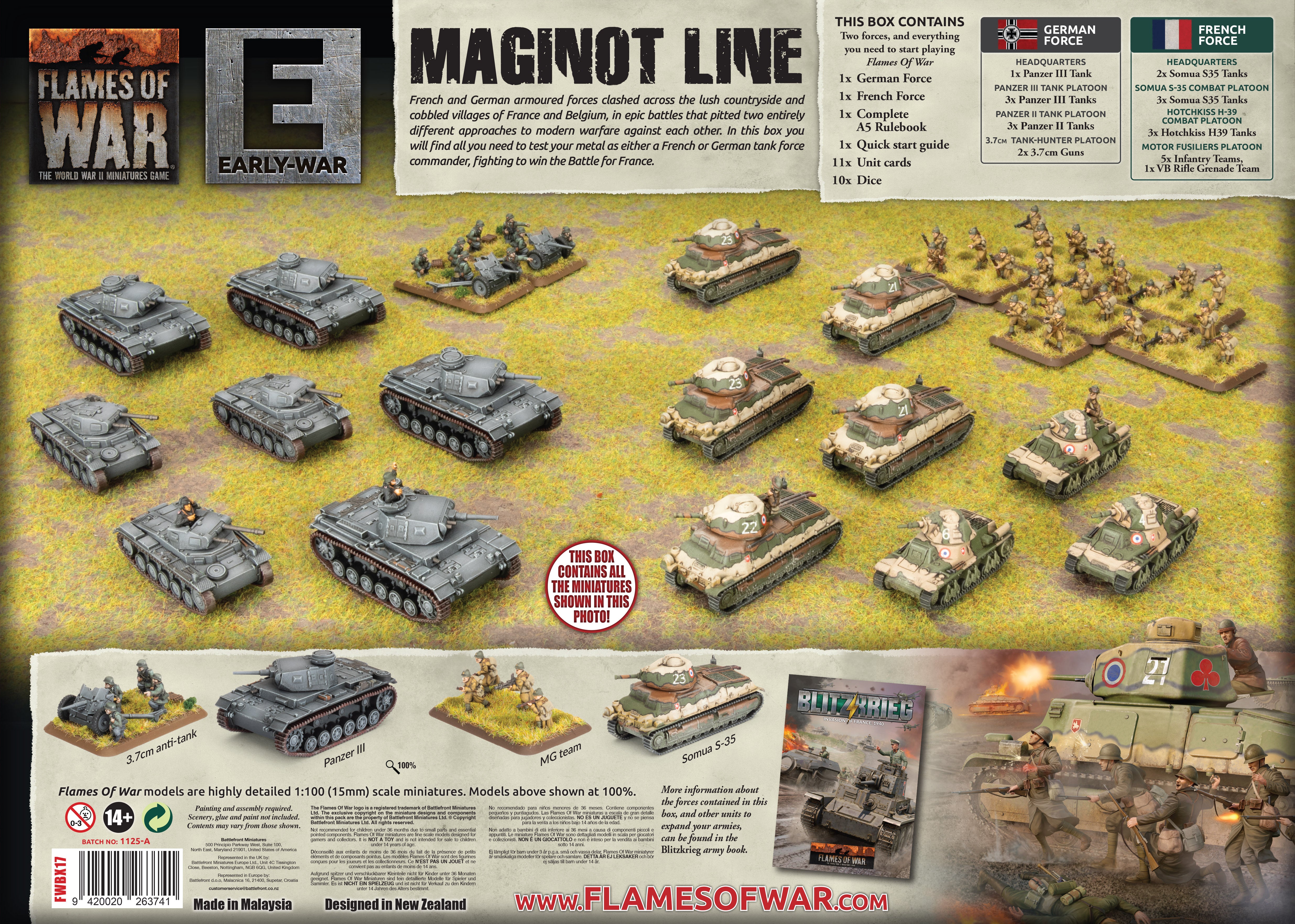 Flames of War: FWBX18 Dunkirk - British vs German Starter Set