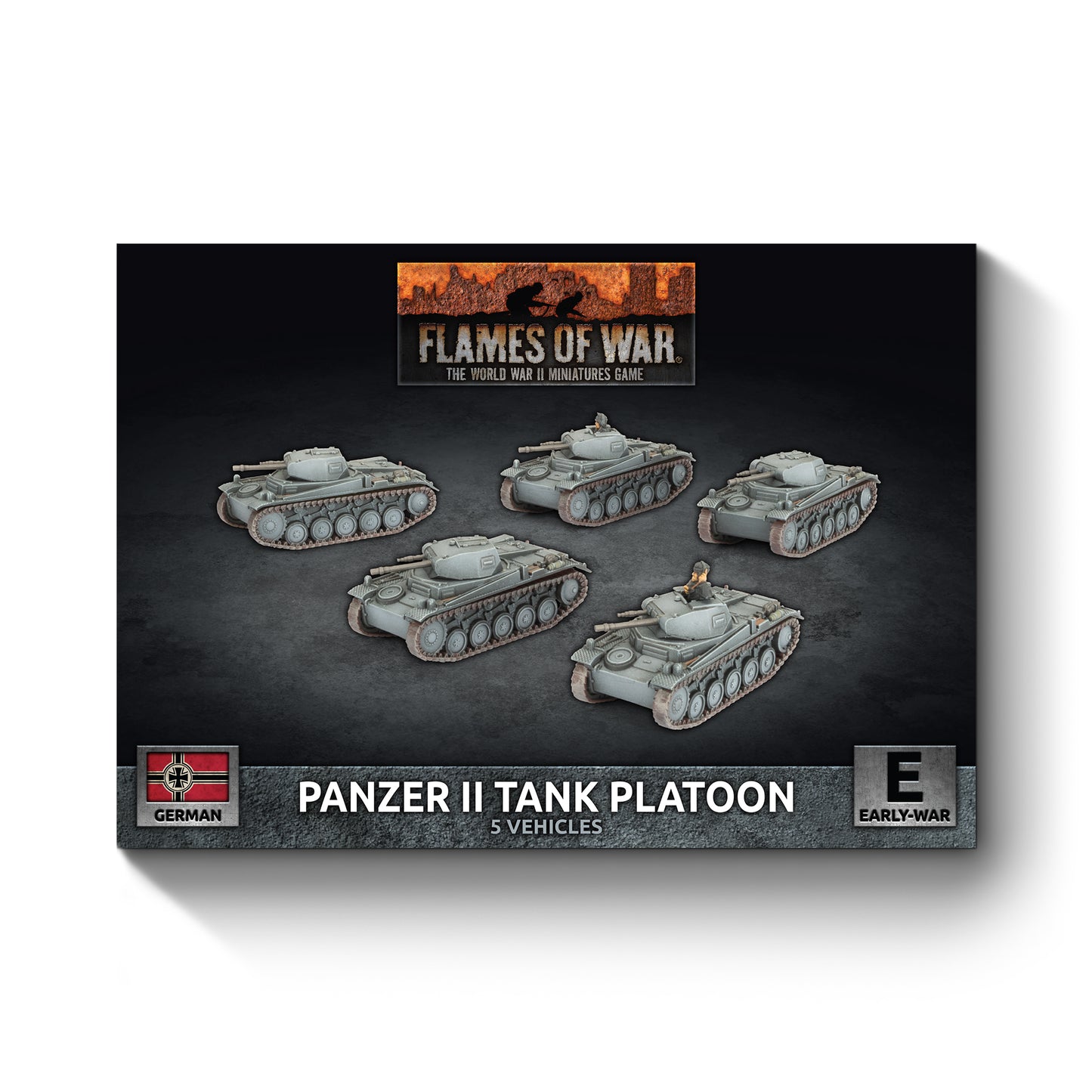 Flames of War: GBX198 Panzer II Platoon (x5 Plastic)